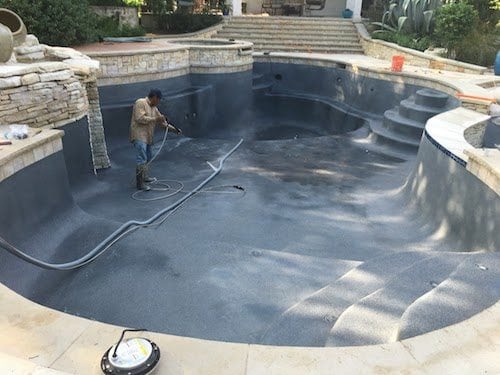 swimming pool plaster repair services